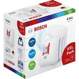 Bosch BBZ16GALL Accessoire et fourniture pour aspirateur Aspirateur réservoir cylindrique Sac à poussière, Sac pour aspirateur Aspirateur réservoir cylindrique, Sac à poussière, Blanc, 690 g, 165 mm, 285 mm