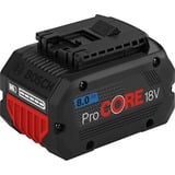 Bosch Batterie ProCORE18V 8.0Ah Professional Noir/Rouge, Batterie, Lithium-Ion (Li-Ion), 8 Ah, 18 V, Toutes marques, Noir