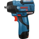 Bosch Boulonneuses sans-fil GDS 12V-115 Professional, Visseuse à choc Bleu/Noir, Visseuse à percussion, Poignée de pistolet, 3/8", Noir, Bleu, Rouge, Sans brosse, 2600 tr/min