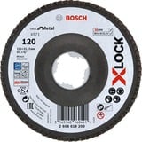 Bosch Disque à lamelles PRO X571 X-LOCK, Ø 115mm, K120, Meule d’affûtage 
