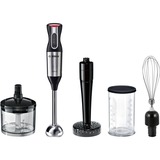 Bosch ErgoMixx MS6CM6155 blender 0,5 L Mélangeur par immersion 1000 W Noir, Argent, Batteur électrique acier inoxydable/Noir, Mélangeur par immersion, 0,5 L, Fonction d'impulsion, 1000 W, Noir, Argent