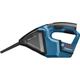 Bosch GAS 12V aspirateur de table Noir, Bleu Sans sac, Aspirateur à main Bleu, Sec, Filtrage, 900 l/min, Sans sac, Noir, Bleu, 0,35 L
