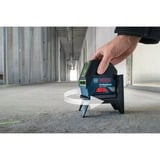 Bosch GCL 2-15 G Niveau de pointage 10 m 500-540 nm (< 10 mW), Laser Cross Ligne Bleu/Noir, 10 m, 0,3 mm/m, 4°, 15 m, horizontale/verticale, Vert
