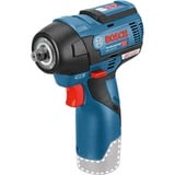 Bosch GDS 12V-115 Professional 2600 tr/min Noir, Bleu, Rouge, Visseuse à choc Bleu/Noir, Visseuse à percussion, Poignée de pistolet, 3/8", Noir, Bleu, Rouge, 2600 tr/min, 2700 tr/min