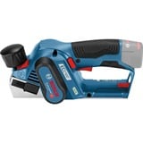 Bosch GHO 12V-20 Professional Noir, Bleu, Rouge 14500 tr/min, Rabot électrique Bleu/Noir, Noir, Bleu, Rouge, 14500 tr/min, 5,6 cm, 1,7 cm, 2,5 m/s², Batterie