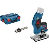 Bosch GKF 12V-8 Professional Meuleuse droite 1300 tr/min Noir, Bleu, Rouge, Fraiseuse Bleu/Noir, Meuleuse droite, Noir, Bleu, Rouge, Brossé, 1300 tr/min, 8 mm, 71 dB