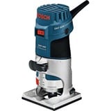Bosch GKF 600 33000 tr/min 600 W, Fraiseuse Bleu, 33000 tr/min, 4,5 m/s², Secteur, 600 W, 6 mm