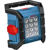 Bosch GLI 18V-1200 C Professional Noir, Bleu LED, Lampe de travail Bleu/Noir, LED, 12 ampoule(s), IP64, Noir, Bleu, Éclairage autonome