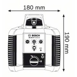 Bosch GRL 300 HV Professional Niveau rotatif 300 m 635 nm (< 1 mW), Laser rotatif Bleu/Noir, 300 m, 0,1 mm/m, 5°, 600 tr/min, Rouge, 3R