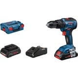 Bosch GSB 18V-55 PROFESSIONAL 1800 tr/min Sans clé 1,1 kg Noir, Bleu, Rouge, Perceuse à percussion Bleu/Noir, Perceuse à poignée pistolet, Sans clé, Sans brosse, Noir, Bleu, Rouge, 1,3 cm, 1800 tr/min