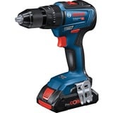 Bosch GSB 18V-55 PROFESSIONAL 1800 tr/min Sans clé 1,1 kg Noir, Bleu, Rouge, Perceuse à percussion Bleu/Noir, Perceuse à poignée pistolet, Sans clé, Sans brosse, Noir, Bleu, Rouge, 1,3 cm, 1800 tr/min