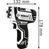 Bosch GSR 12V-15 FC Professional Sans clé 600 g Noir, Bleu, Tournevis Bleu/Noir, Perceuse à poignée pistolet, Sans clé, Noir, Bleu, 1 cm, 3 cm, 1 cm