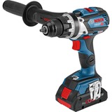 Bosch GSR 18V-110 C 2100 tr/min Sans clé 1,8 kg Noir, Bleu, Perceuse/visseuse Bleu/Noir, Perceuse à poignée pistolet, Sans clé, Noir, Bleu, 1,3 cm, 2100 tr/min, 1,5 mm