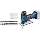 Bosch GST 18 V-LI S scie sauteuse 2,4 kg bleu/Noir, 0 - 45°, 12 cm, 2 cm, 8 mm, 7,5 m/s², 1,5 m/s²