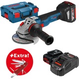 Bosch GWS 18V-125 C Professional, Meuleuse d'angle bleu/Noir