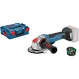 Bosch GWX 18V-10 PSC Professional meuleuse d'angle 12,5 cm 9000 tr/min 2 kg Bleu/Noir, 9000 tr/min, 12,5 cm, Batterie, 2 kg, Moteur à balai