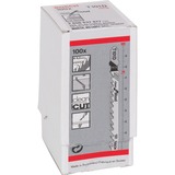 Bosch Lames de scie sauteuse T 101 D Clean for Wood, Lame de scie Jigsaw blade, Panneau aggloméré, Fibre de bois, Bois tendre, Contreplaqué à base de bois, Acier fin au carbone, 4 mm, 5,2 mm, 10 cm