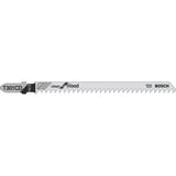 Bosch Lames de scie sauteuse T 301 CD Clean for Wood, Lame de scie Lames de scie sauteuse, Fibre de verre, Acier fin au carbone, 3 mm, 11,7 cm, 80 mm