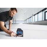 Bosch Laser points et lignes GCL 2-15 Professional, Laser Cross Ligne Bleu/Noir, 15 m, 0,3 mm/m, 4°, Rouge, 650 nm (<1 mW), Niveau de pointage
