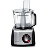 Bosch MC812M865 robot de cuisine 1250 W 3,9 L Noir, Acier inoxydable Noir/acier inoxydable brossé, 3,9 L, Noir, Acier inoxydable, Rotatif, Batteur, Blender, Hacher, Découpe, Mélange, Purée, CE, EAC, VDE, Plastique