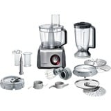 Bosch MC812M865 robot de cuisine 3,9 L Noir, Acier inoxydable Noir/acier inoxydable brossé, 3,9 L, Noir, Acier inoxydable, Batteur, Blender, Hacher, Découpe, Mélange, Purée, Activité, Plastique, 430 mm