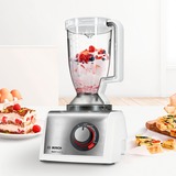 Bosch MC812S814 robot de cuisine 1250 W 3,9 L Acier inoxydable, Blanc Blanc/acier inoxydable brossé, 3,9 L, Acier inoxydable, Blanc, Rotatif, CE, EAC, VDE, Plastique, 1250 W