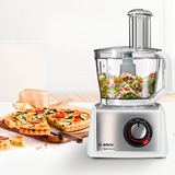 Bosch MC812S814 robot de cuisine 1250 W 3,9 L Acier inoxydable, Blanc Blanc/acier inoxydable brossé, 3,9 L, Acier inoxydable, Blanc, Rotatif, CE, EAC, VDE, Plastique, 1250 W