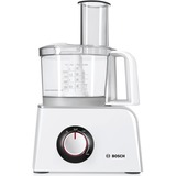 Bosch MCM4200 robot de cuisine 800 W 1,25 L Blanc Blanc/Argent, 1,25 L, Blanc, Boutons, Rotatif, 1,25 L, 1,2 m, Plastique
