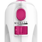 Bosch MFQ2210P mixeur Batteur à main 375 W Rose, Blanc, Mélangeur à main Blanc/Rose, Batteur à main, Rose, Blanc, 375 W, 200 mm, 73 mm, 153 mm