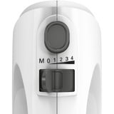Bosch MFQ24200 mixeur Batteur à main 400 W Acier brossé, Blanc, Mélangeur à main Blanc/en acier inoxydable, Batteur à main, Acier brossé, Blanc, Batteur, Pétrisseur, Mélange, Mélange, Boutons, Foie, Métal, Plastique, 400 W