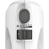 Bosch MFQ24200 mixeur Batteur à main 400 W Argent, Blanc, Mélangeur à main Blanc/en acier inoxydable, Batteur à main, Argent, Blanc, Batteur, Pétrisseur, Mélange, Mélange, Boutons, Foie, Métal, Plastique, 400 W