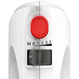 Bosch MFQ2600W mixeur Batteur à main 375 W Blanc, Mélangeur à main Blanc/Rouge, Batteur à main, Blanc, Batteur, Mélange, Mélange, Boutons, CE, VDE, Plastique
