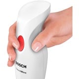 Bosch MSM14000 blender 0 L Mélangeur par immersion 400 W Blanc, Batteur électrique Blanc/Rouge, Mélangeur par immersion, 0 L, Fonction d'impulsion, 1,2 m, 400 W, Blanc