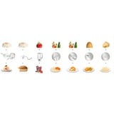 Bosch MUM50E32DE robot de cuisine 3,9 L Argent 800 W Blanc, 3,9 L, Argent, Boutons, 1,25 L, 1,1 m, 1,25 g