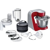 Bosch MUM58720 robot de cuisine 1000 W 3,9 L Gris, Rouge, Acier inoxydable Rouge/Argent, 3,9 L, Gris, Rouge, Acier inoxydable, 1,1 m, 220 - 240 V, 50 - 60 Hz, Acier inoxydable