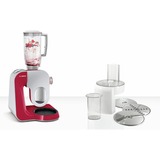 Bosch MUM58720 robot de cuisine 1000 W 3,9 L Gris, Rouge, Acier inoxydable Rouge/Argent, 3,9 L, Gris, Rouge, Acier inoxydable, 1,1 m, 220 - 240 V, 50 - 60 Hz, Acier inoxydable