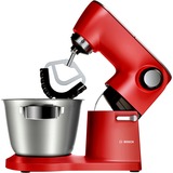 Bosch MUM9A66R00 robot ménager 1600 W 5,5 L Rouge, Argent, Robot de cuisine Rouge/Argent, 5,5 L, CE, VDE, Rouge, Argent, Rotatif, Acier inoxydable, 1600 W