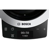 Bosch MUM9AX5S00 robot de cuisine 1500 W 5,5 L Acier inoxydable Argent, 5,5 L, Acier inoxydable, Boutons, Rotatif, Acier inoxydable, Aluminium, 1500 W