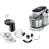 Bosch MUM9D33S11 robot de cuisine 1300 W 5,5 L Noir, Argent Argent, 5,5 L, Noir, Argent, Rotatif, 1 m, Acier inoxydable, Métal