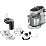 Bosch MUM9D33S11 robot de cuisine 1300 W 5,5 L Noir, Argent Argent/Noir, 5,5 L, Noir, Argent, Rotatif, 1 m, Acier inoxydable, Métal