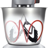 Bosch MUM9D33S11 robot de cuisine 1300 W 5,5 L Noir, Argent Argent/Noir, 5,5 L, Noir, Argent, Rotatif, 1 m, Acier inoxydable, Métal