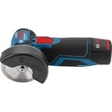 Bosch Meuleuse angulaire sans fil GWS 12V-76 Professional, Meuleuse d'angle Bleu/Noir, 19500 tr/min, 7,6 cm, Batterie, 3 Ah, 700 g