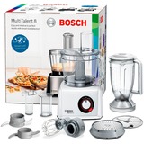 Bosch MultiTalent 8 MC812W501, Robot de cuisine Blanc,  Blanc