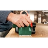 Bosch PHO 1500 Rabots électriques, Rabot électrique Vert/Noir, Noir, Vert, Rouge, 19500 tr/min, 1,5 mm, 8,2 cm, 8 mm, 4,5 m/s²