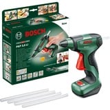 Bosch PKP 3,6 LI Noir, Vert, Pistolets à colle chaude Vert/Noir, 6 LI, Noir, Vert, 7 mm, 0,25 min, Batterie, Lithium-Ion (Li-Ion), 1,5 Ah