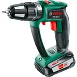 Bosch PSR 18 LI-2 Ergonomic 1400 tr/min Sans clé 1,3 kg Noir, Vert, Perceuse à percussion Vert/Noir, Visseuse droite, Sans clé, 1,3 cm, 1400 tr/min, 3,8 cm, 1,3 cm
