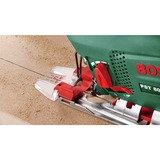 Bosch PST 800 PEL scie sauteuse 3000 spm 530 W 2 kg Vert/Noir, Poignée supérieure, Noir, Vert, Rouge, 3000 spm, 8 cm, 500 spm, 5 mm
