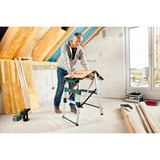 Bosch PWB 600 Établi pour le travail du bois Vert, Établi pour le travail du bois, Aluminium, Bambou, Bois, Noir, Vert, Métallique, 680 mm, 552,6 mm, 834 mm