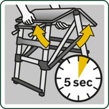 Bosch PWB 600 Établi pour le travail du bois Vert, Établi pour le travail du bois, Aluminium, Bambou, Bois, Noir, Vert, Métallique, 680 mm, 552,6 mm, 834 mm
