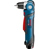 Bosch Perceuse d'angle sans fil GWB 12V-10 Professional, Perceuse/visseuse Bleu/Noir, Noir, Bleu, 1300 tr/min, 6 mm, 11 N·m, Batterie, 10,8 V